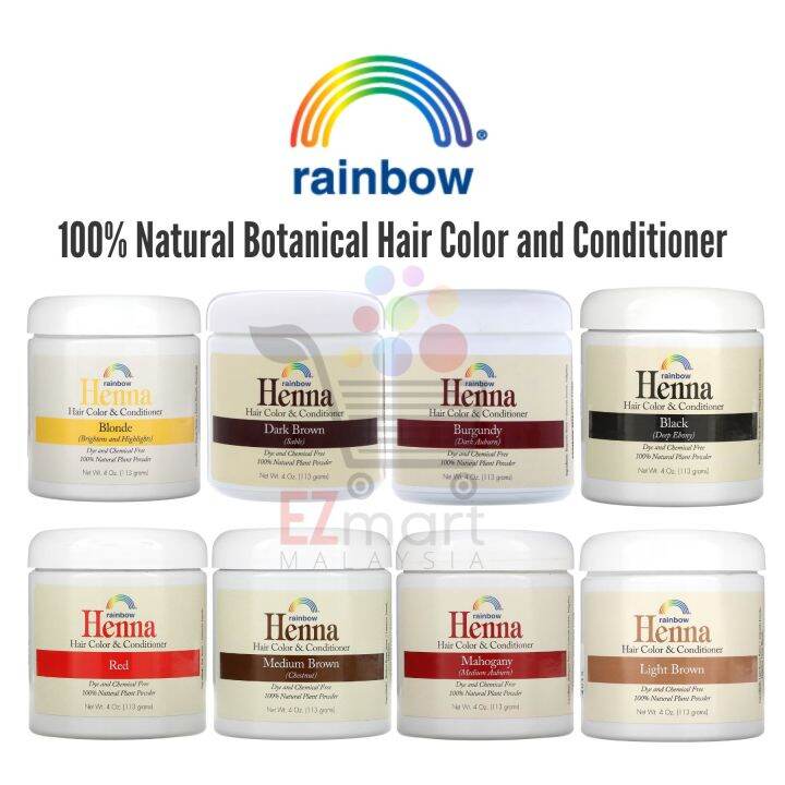 Rainbow Research, Henna, Hair Color & Conditioner 4 oz (113 g) natural