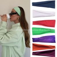 【CC】✌✥✺  Headband Twist Cotton Wide Turban Twisted Headwrap Hairband Fashion  SummerHair Accessories Scrunchies