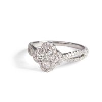 LAVERA Diamond - White Gold Diamond Ring  แหวนประดับเพชร ทองขาว