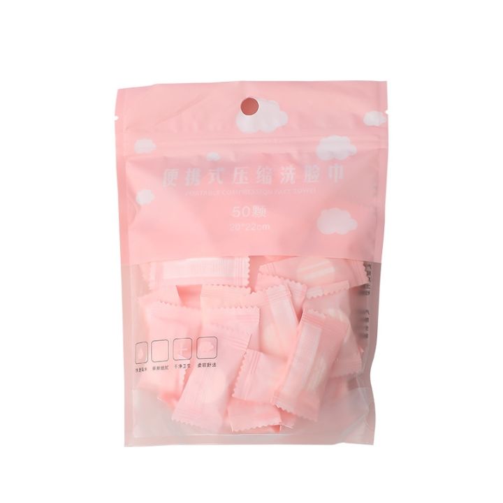 cod-compressed-face-towel-pure-disposable-bath-female-travel-portable-thickened-cleansing-particle-square