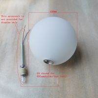 White Globe G9 Glass Shade with Thread,D8cm D10cm D12cm D15cm Screw in glass cover for G9 Lamp Parts and Accessories