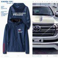 High quality stock TOYOTA PRADO Customized Jacket LAND CRUISER Outdoor Off-Road Driver Windbreaker