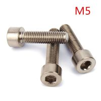 M5 DIN912 Pure Titanium GR2 Hex Socket Cap Screw M5x8/10/12/14/15/16/18/20/22/25/28/30/35/40/45/50