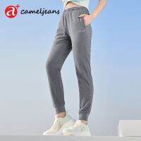 §Cameljeans กางเกงกีฬา กางเกงวอร์ม ลําลอง เอวยางยืด ทรงหลวม แนวตรง สําหรับผู้หญิง