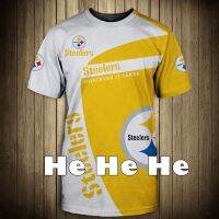 Pittsburgh Steelers T-shirt 3D summer 2022 Short Sleeve gift for fan 08