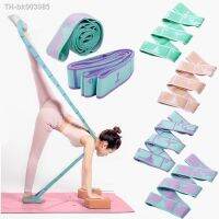 ✿ Yoga Stretching Belt Dance Stretching Band Loop Yoga Pilates Fitness Tension Belt Digital Stretch Elastic Band Resistance Band