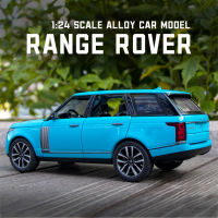 【 Rum】1:24ชั่ง Range Rover ล้อแม็กรถยนต์รุ่นแสงและเสียงผล D Iecast รถของเล่นสำหรับเด็กผู้ชายของขวัญวันเกิดเด็กของเล่นรถคอลเลกชัน