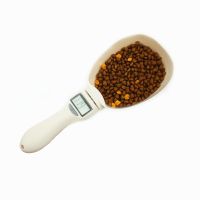 Pet Food Scale Electronic Measuring Tool For Dog Cat Feeding Bowl Measuring Spoon Kitchen Scale Digital Display 250ml