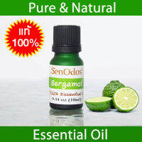 SenOdos น้ำมันหอมระเหยแท้ Bergamot Pure Essential Oils น้ำมันหอมระเหยแท้ กลิ่นมะกรูด ไร้กลิ่นปรุงแต่ง ไม่เจือจาง 10 ml