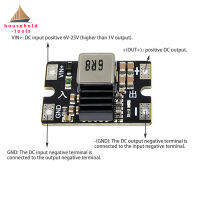 ของใช้ในครัวเรือน1ชิ้น DC-DC 25V ถึง3.3V/5V/9V/12V 8A โมดูลวงจรหลอดทดลอง Step-Down ที่มีกำลังสูง (3*2*0.6ซม.)