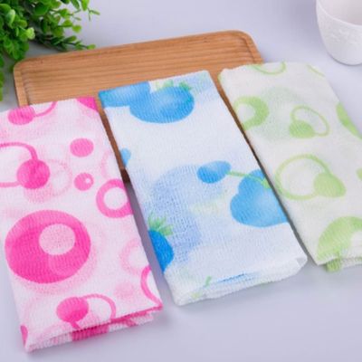 【YF】 1PC 30x90cm Nylon Wash Cloth Bath Towel Beauty Body Skin Exfoliating Shower Bathroom Washing