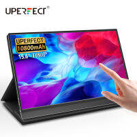 UPERFECT Touchแบตเตอรี่พกพาตรวจสอบกับHDMI/Type-C,15.6นิ้วIPS HDR 1920X1080 FHD USB C Monitor Built-In 10800MAhแบตเตอรี่และQuadลำโพง,Eye Care,รวมฝาครอบป้องกัน