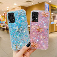 KONSMART สำหรับ Samsung Galaxy A52s A52 A72 A32 A22 5G 4G Shiny Bling Glitter Space คริสตัล Butterfly สำหรับ Samsung Galaxy A03s A02s A02 A11 A12 A42 A81 A71 A51 A50 A50s A30s a30 A20 A20s A10s A10 A21s A31 Soft TPU ปกหลัง