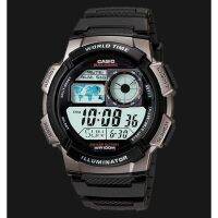 Casio Standard รุ่น AE-1000W-1BVDF นาฬิกาข้อมือผู้ชาย สายเรซิ่น กันน้ำ 100 เมตร อายุแบต 10 ปี -มั่นใจ ของแท้ 100% ประกันศูนย์ 1 ปีเต็ม