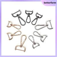 BETTERFORM หัตถกรรมเครื่องหนัง ที่จับเข็มขัด DIY พวงกุญแจ ปลอกคอ Carabiner Snap แหวนแยก ตะขอเกี่ยวที่ถอดออกได้ หัวเข็มขัด สายรัดกระเป๋า กุ้งก้ามกราม