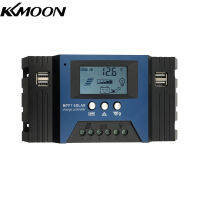 KKmoon 100A MPPT เครื่องควบคุมการชาร์จโซลาร์12/24V โฟกัสอัตโนมัติแผงควบคุมพลังงานแสงอาทิตย์แบตเตอรี่ตัวควบคุมอัจฉริยะกับ4 USB เอาต์พุตปรับการตั้งค่าตัวจับเวลาจอ LCD