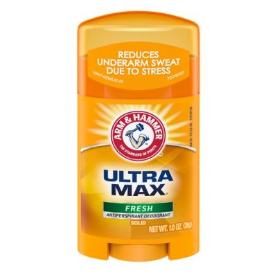 Arm &amp; Hammer โรลออนระงับกลิ่นกาย, Ultra Max กลิ่นสดชื่น ยาวนาน 48 ชม., 1 oz (28 g)