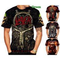 2023 NEWSummer ใหม่ล่าสุดผู้หญิงผู้ชาย Slayer3D พิมพ์เสื้อยืด