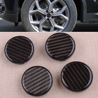 Universal 4pcsSet Plastic Car Truck Wheel Tyre Center Hub Caps Covers Carbon Fiber Style 54mm Accessories