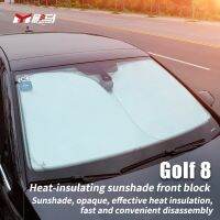 ✁❂┇ For Volkswagen Golf 8 special sun shading modified car interior decoration products front windshield heat insulation curtain