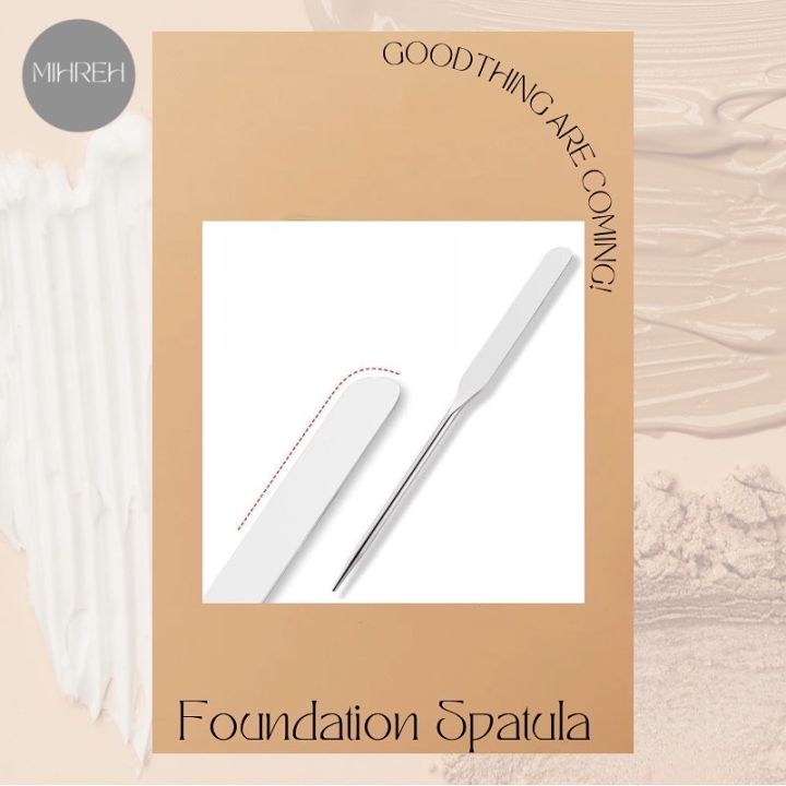 พร้อมส่ง-foundation-spatula-ไม้พายลงรองพื้น-นวัตกรรมใหม่ของการลงรองพื้น-แบบช่างแต่งหน้าเกาหลี