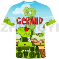 hot【DT】 Hip Hop Print Anime of Tanks War T Shirt Kids Streetwear Oversized Gerand Men Tee