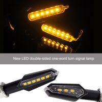 ไฟสัญญาณเลี้ยว Led 12V สีเหลือง4000K สำหรับรถจักรยานยนต์ดัดแปลงคุณภาพสูงไฟเลี้ยวสองด้าน