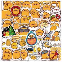 （A SHACK）☏❉ Gudetama-ชุด01สติกเกอร์ลายอะนิเมะ60ชิ้น/เซ็ต DIY กระเป๋าแฟชั่นแล็ปท็อปสเก็ตบอร์ดรูปลอกเส้นขยุกขยิก