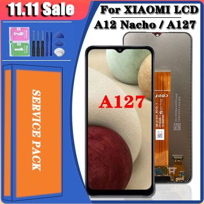 6.5Original For Samsung Galaxy A12 Nacho LCD A127F A127M A127U LCD Display Touch Screen Digitizer Assembly For Samsung A127 LCD