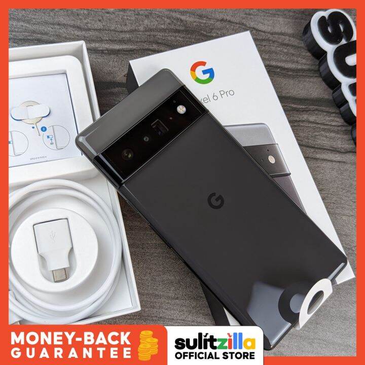Google Pixel 6 Pro 512GB, Stormy Black in Good Condition with Freebies