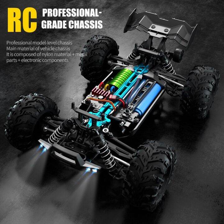 lamontuo-รถ-rc-รีโมตคอนโทรลกันน้ำ2-4ก-สำหรับเด็ก-4wd-พร้อมไฟหน้า-led-70กม-ชม-หรือ50กม-ชม-เทียบกับ144001-wltoys