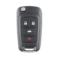 สำหรับเคสกุญแจรถยนต์เปลี่ยนกุญแจ Opel Car พร้อมใบมีดแบบพับได้ (3ปุ่ม/ปุ่มซีดาน)