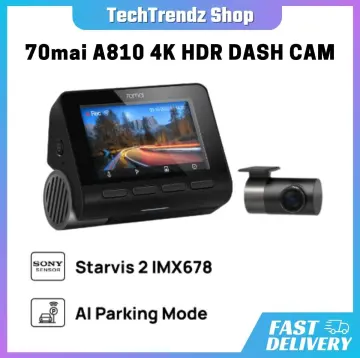 New Launch] 70mai A810 4K Dash Cam Dual Vision Car Recorder with