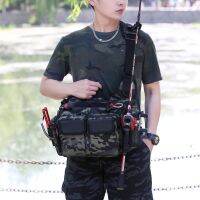 จัดส่งฟรี รุ่นE Fishing bag กระเป๋าตกปลา กระเป๋าผู้ชาย ใส่อุปกรณ์ตกปลา ใส่เบ็ดได้ 1 คัน  ใส่ของได้เยอะ กันน้ำได้ ไม่รงรัง