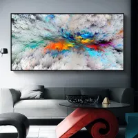 AAHH Big Size Abstract Cloud Painting Poster Wall Art Landscape Picture Canvas Print for Living Room Home Decor No Frame