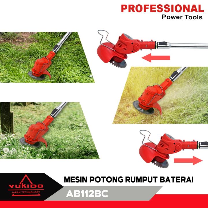 Mesin Rumput Elektrik 12v Mesin Potong Rumput Baterai Mesin Pemotong