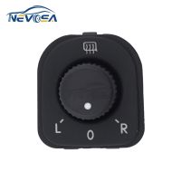 ‘【；、’ Nevosa 1K0959565H Car View Knob Side Mirror Control Adjustment Switch For VW Volkswagen Tiguan Golf Jetta Passat 1K0959565F