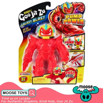 HEROES OF GOO JIT ZU Deep Goo Sea Tyro Double Goo Pack. Stretchy, Squishy  6.5 Tyro Figure with 2 in 1 Goo Power and Claw Pop Attack Weapon