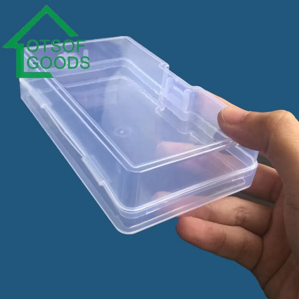 10pcs Mini Small Case PP Transparent Plastic Storage Box Pack boxes DIY  Making Screw Parts Manicure