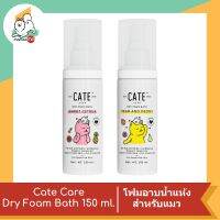 CATE CARE DRY FOAM BATH แชมพูโฟมอาบน้ำแห้งออแกนิกสำหรับแมว เคท แคร์ อาบสะอาดโดยไม่ต้องใช้น้ำ 150 ml