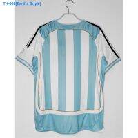 ❏ Eartha Boyle 2006/2007 Argentina throwback jerseys home/football suit/shirt/blue and white coat