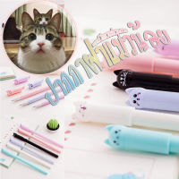 ปากกาเจลฝาแมวน้อย หมึกเจลน้ำเงิน แท่งละ 3 บาท ✔️พร้อมส่ง [?สุ่มสีสุ่มลาย] Catshop เครื่องเขียน ปากกาหัวการ์ตูน