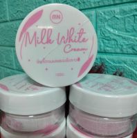 หัวเชื้อนมสด  เอ็มเอ็น มิลค์ ไวท์ ครีม   MN milk White Cream  ผลิตภัณฑ์บำรุงผิวกาย   ขนาด 100 กรัม