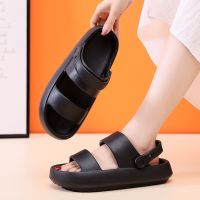 【CW】 2023 New Wear Sandals Fashion Beach Shoes Slides Soft Outdoor Couple Driving Slippers Men