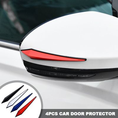 สติกเกอร์ติดประตูรถ4ชิ้นอุปกรณ์ปกป้องรถยนต์ติดผนังสำหรับโรงรถของ Ruer ติดผนังเพื่อความปลอดภัยของที่จอดรถ