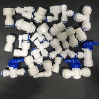 1/4 3/8 OD Tube x 1/4 3/8 1/2 BSP Female Male Thread Quick Fitting RO Water Connector Reverse Osmosis Aquarium System