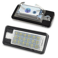 OXILAM 2x Car LED License Number Plate Light Lamp 12V LED White Light for Audi A3 S3 8P A4 B6 B7 A5 A6 4F Q7 A8 S8 C6 Cabriolet