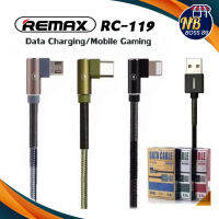 สายชาร์จ Remax รุ่น RC-119 ของแท้ 100% Ranger Series ยาว 1เมตร 2.4A Max สำหรับ iPhone / Micro / Type C NBboss89