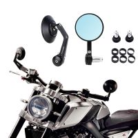 MT09 MT07 Mirror For BMW R NineT Scrambler For Kawasaki W800 For Ducati Scrambler Rear View Mirror Motorcycle Accessories ATV