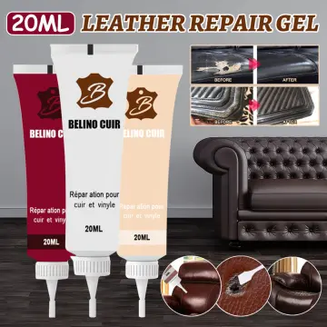 20/50Ml Advanced Leather Repair Gel Home Leather Complementary Color Repair  Paste No Harm Chemical Leather Cleaner for car Seat Scent Type: 20ML